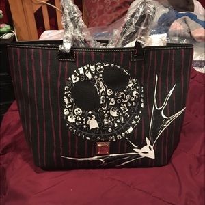 Dooney & Bourke Jack Skellington Tote NWT